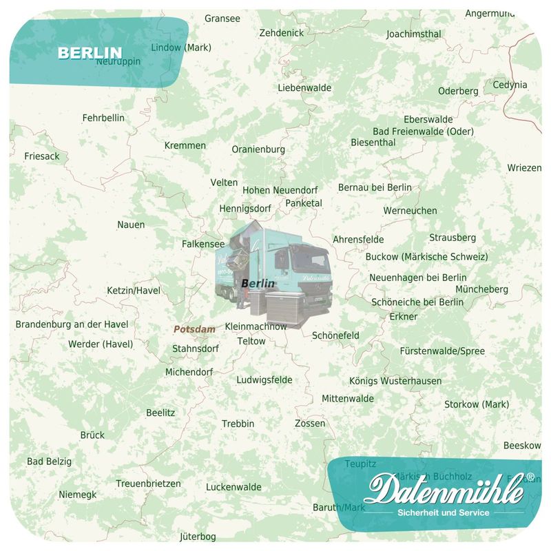 Datenmühle GmbH - Einzugsgebiet Berlin